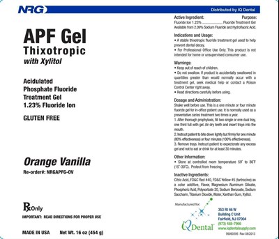 Nrgapfgelorvan (Lb.nrg Apf Gel Orange Vanilla)